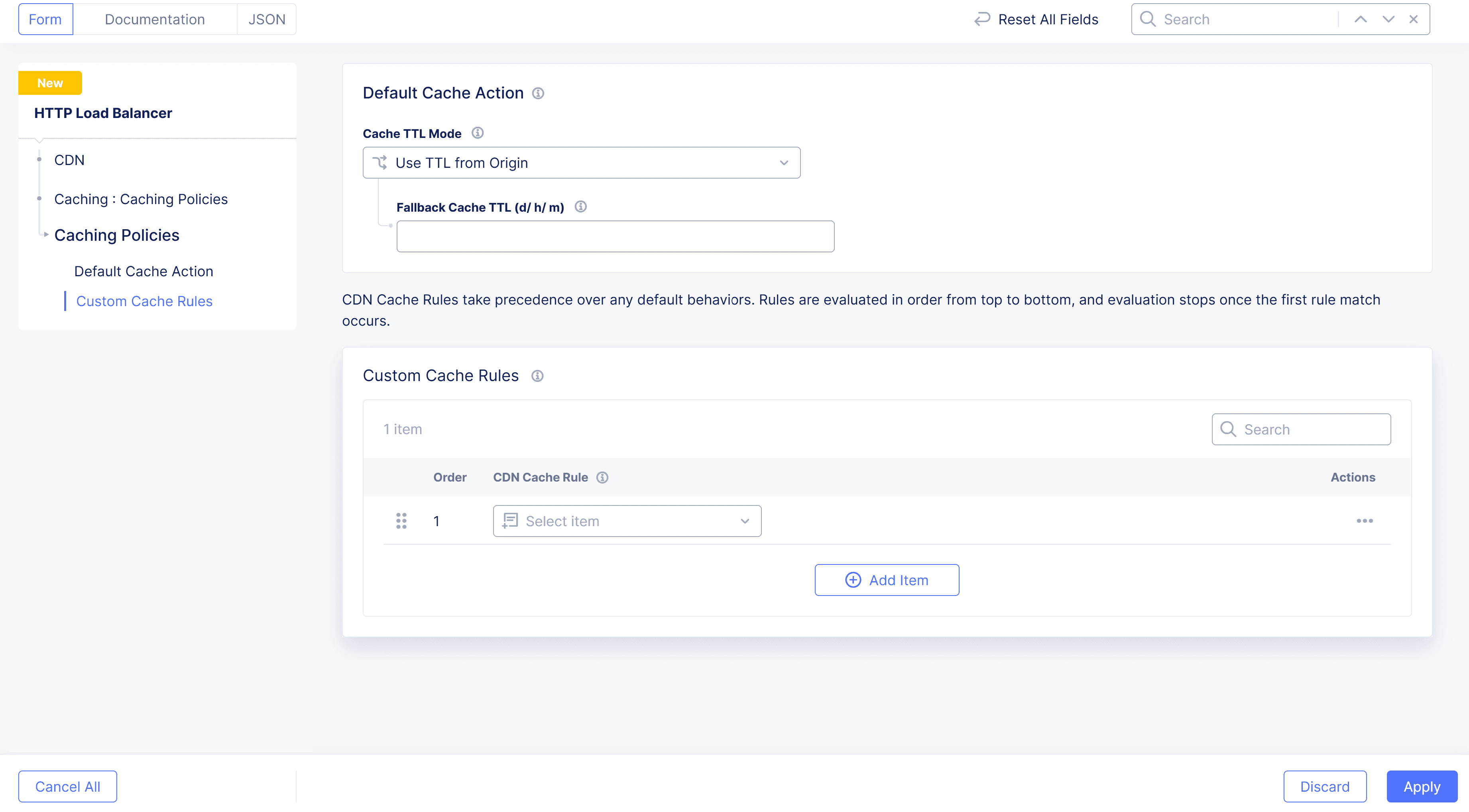 Figure: Load Balancer > CDN