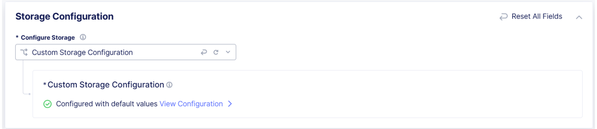 Figure: Configure Storage