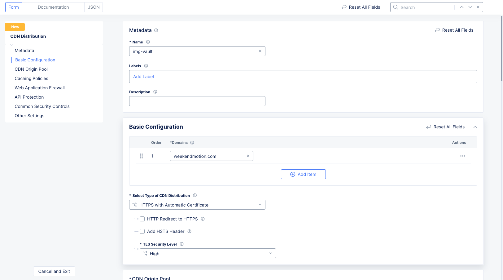 Figure: Distribution of Type HTTPS with Automatic Certificate