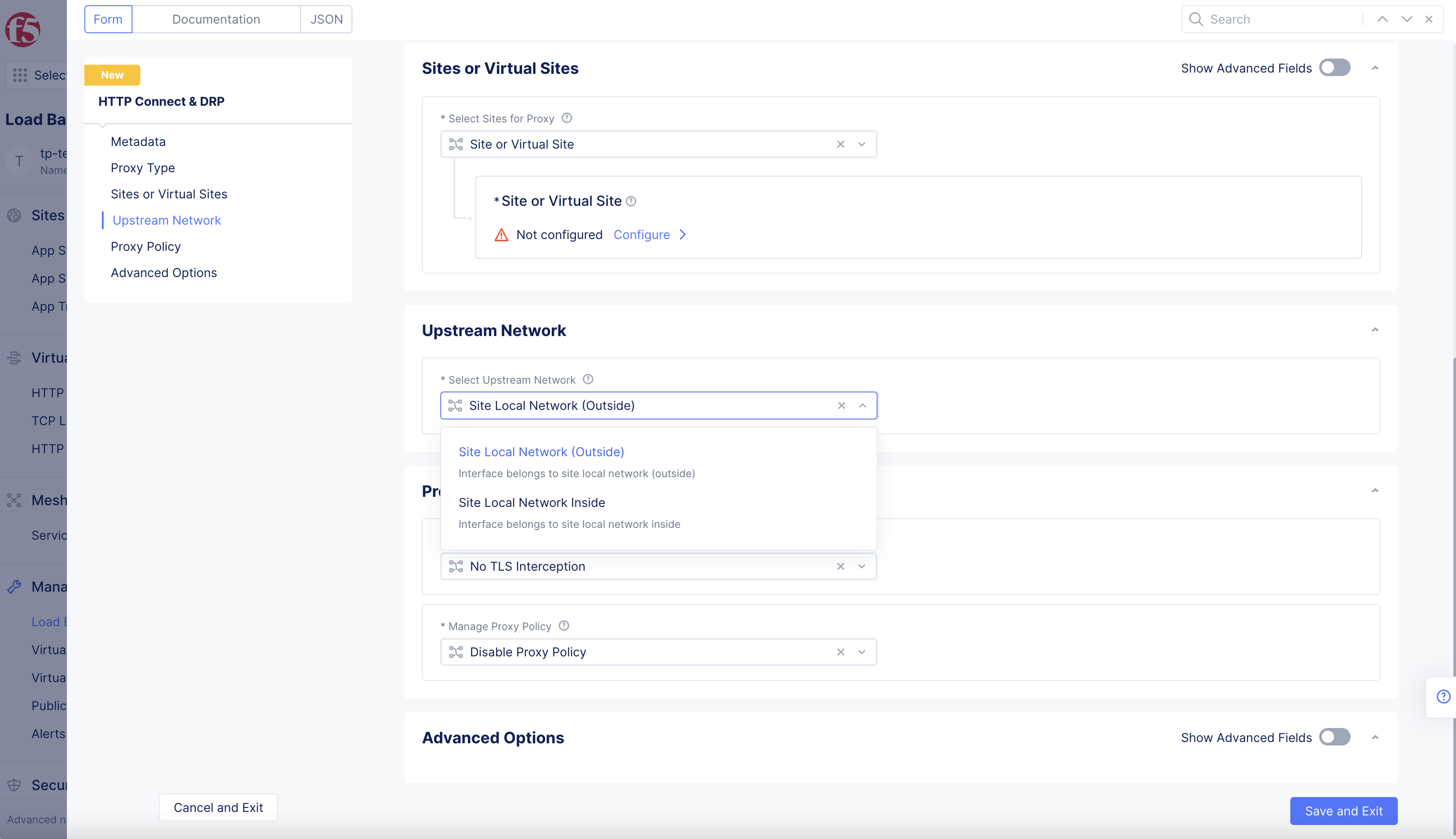 Figure: Upstream Network