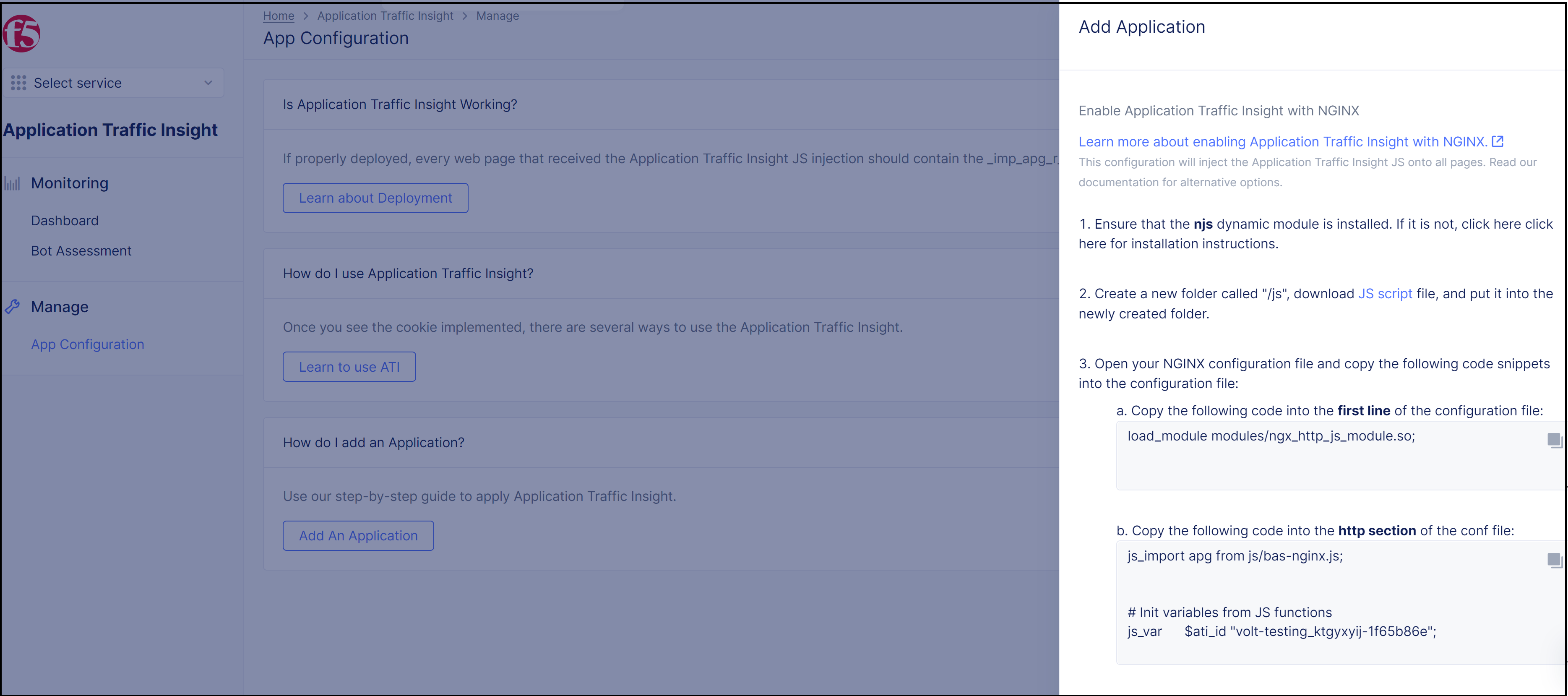 Figure: NGINX Deployment Instructions