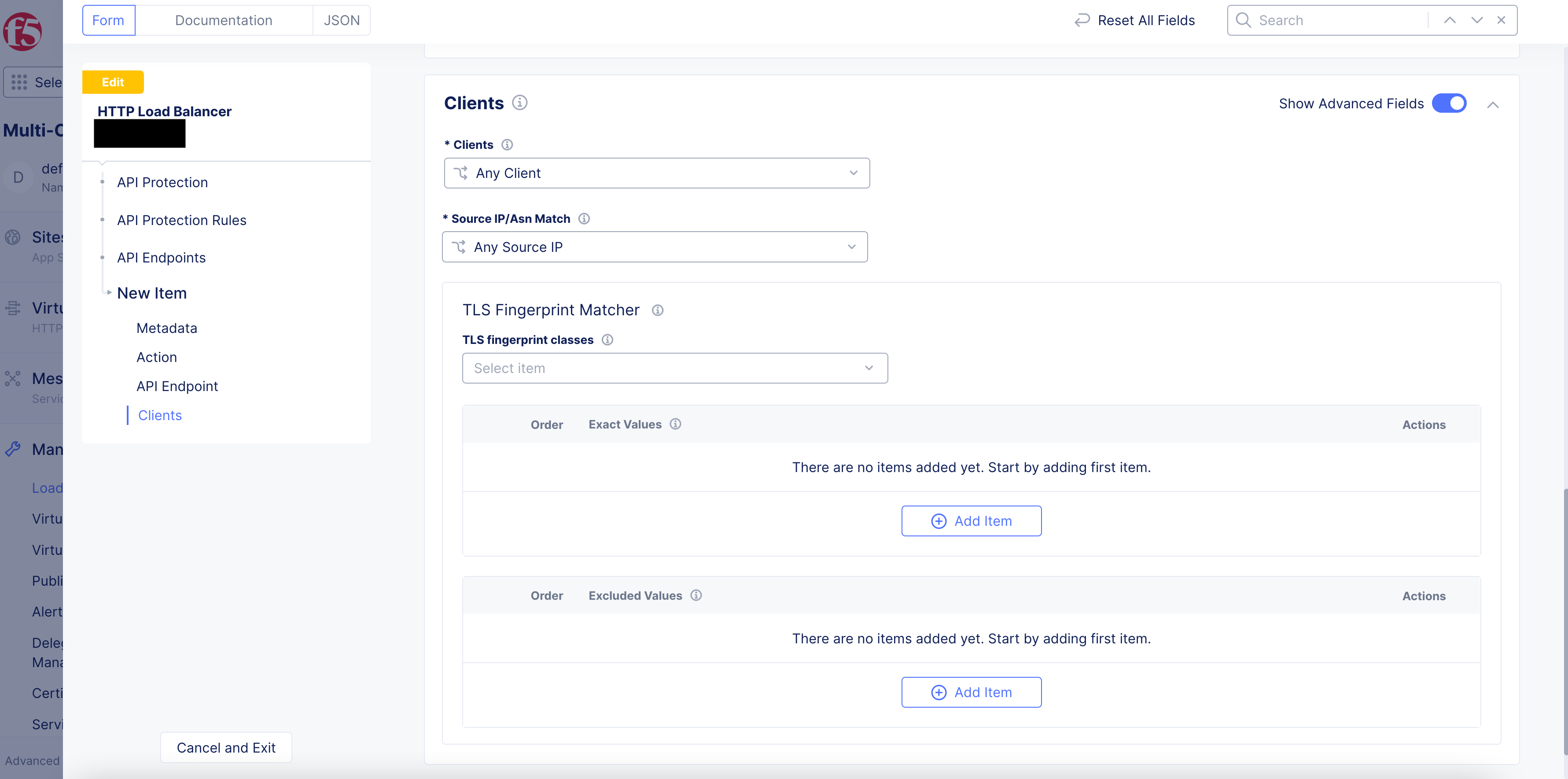Figure: Client Selection